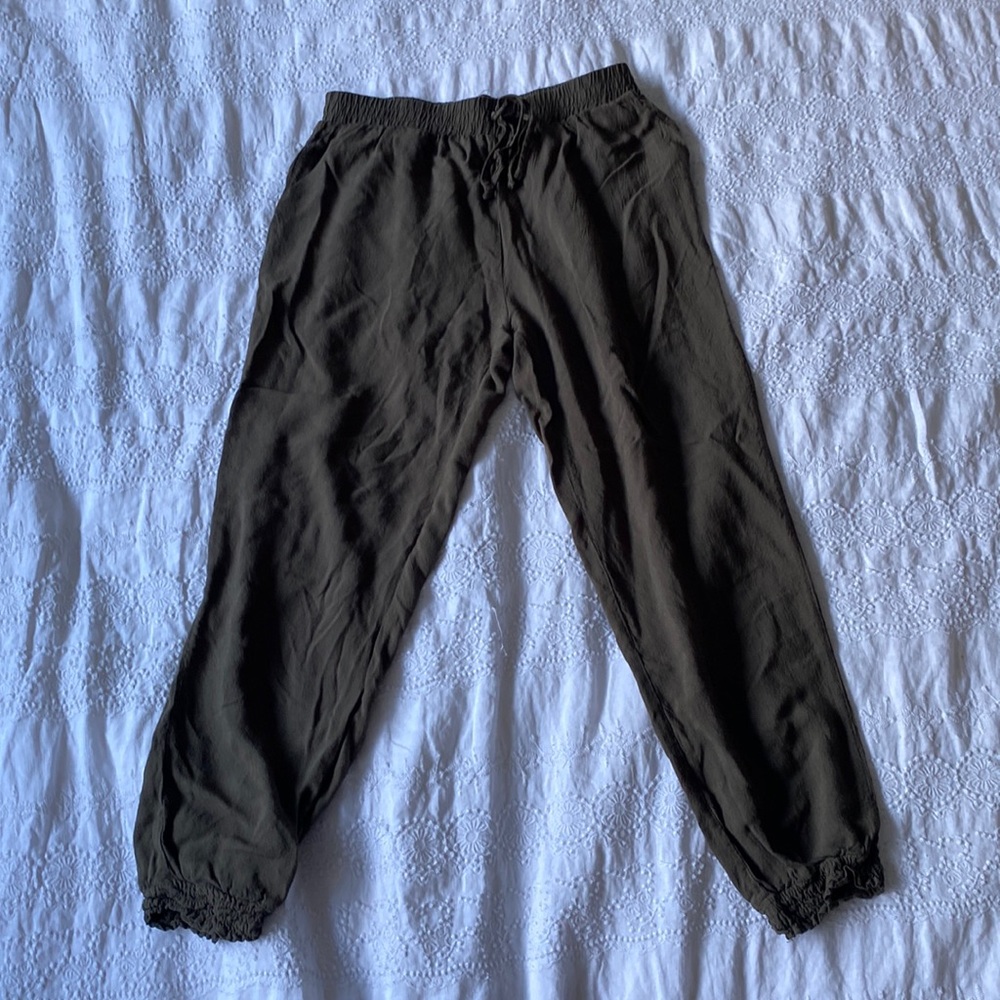 The Hanger green joggers
